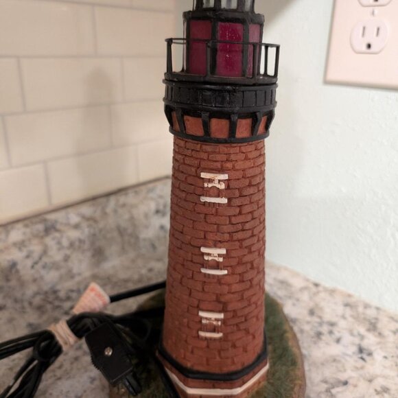 (SOLD) CURRITUCK BEACH STYLE LIGHTHOUSE LAMP - Picture 5 of 7